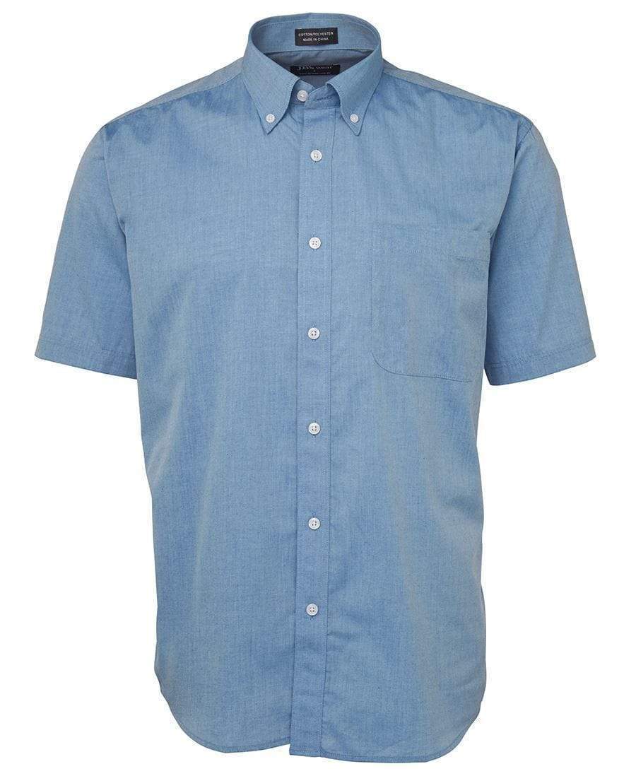 JB'S Short Sleeve Fine Chambray Shirt 4FCSS - Simply Scrubs Australia